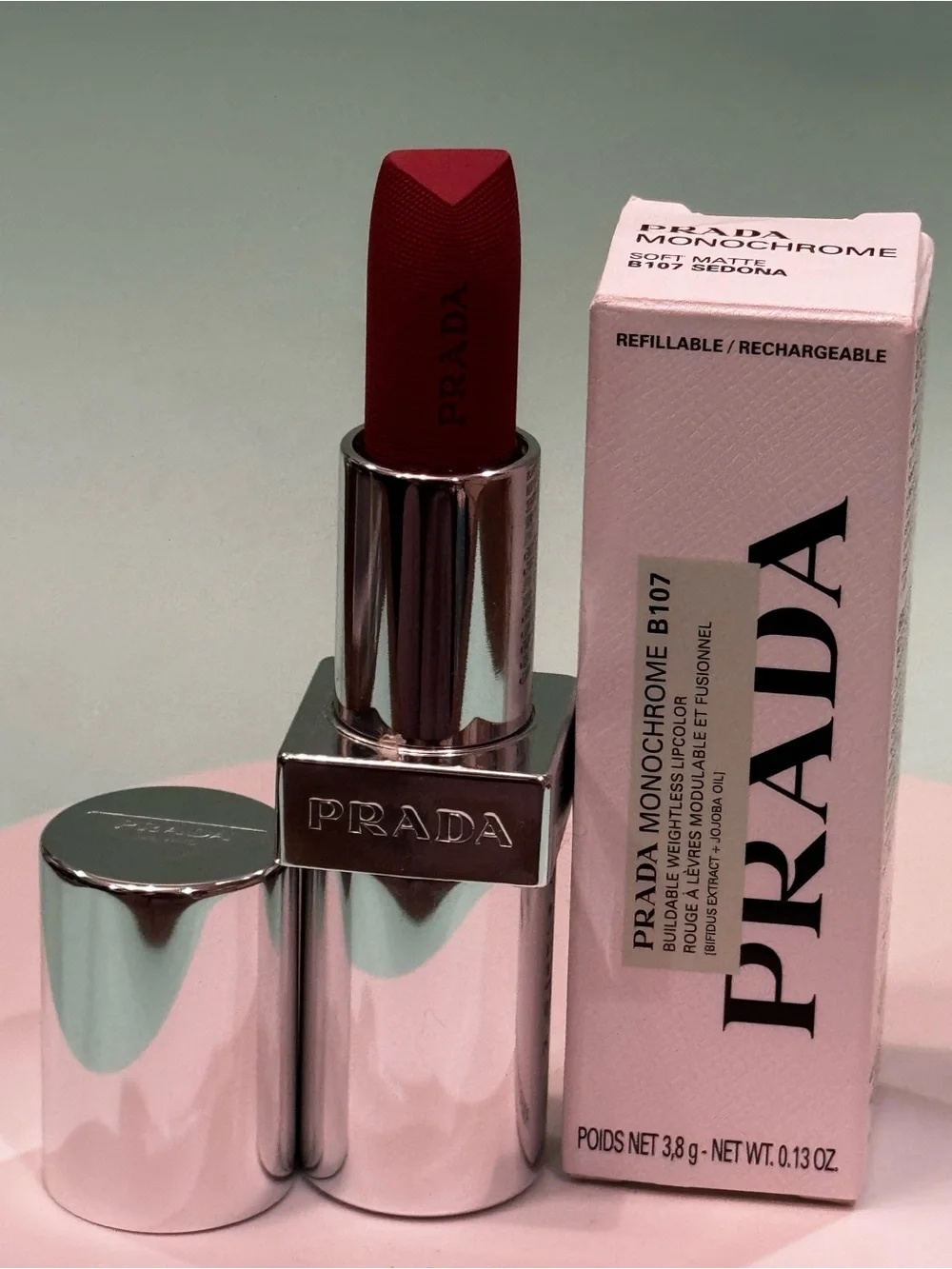 PRADA Monochrome Lipstick B107 Sedona 😍